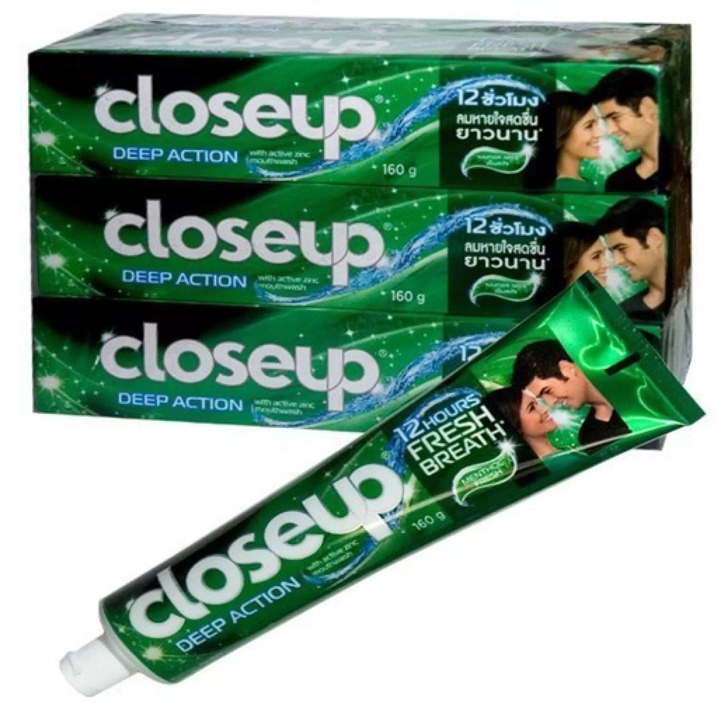 COMBO 2 TUÝP KEM ĐÁNH RĂNG CLOSE UP THÁI LAN 160g/tuýp
