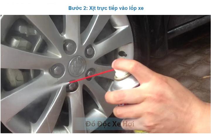 Bình xịt làm bóng và bảo vệ lốp xe ô tô