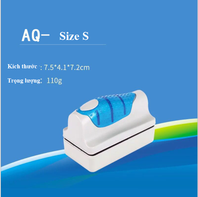 Nam châm hít chà hồ cá - vệ sinh hồ cá Size S mini