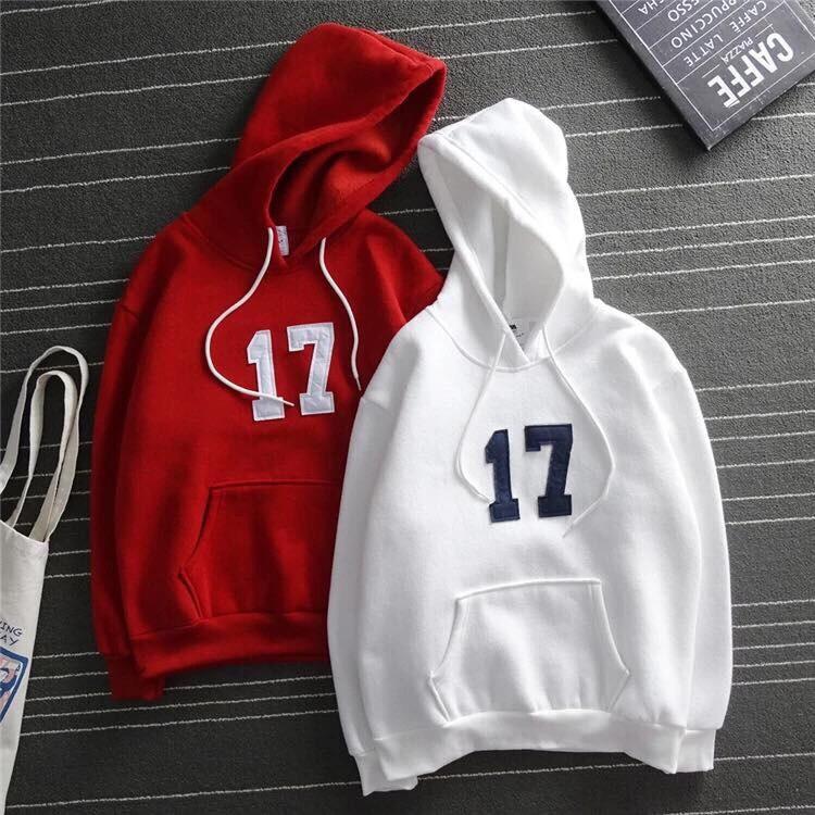 [HCM]ÁO HOODIE NAM NỮ SỐ 17 CÓ SIZE LỚN