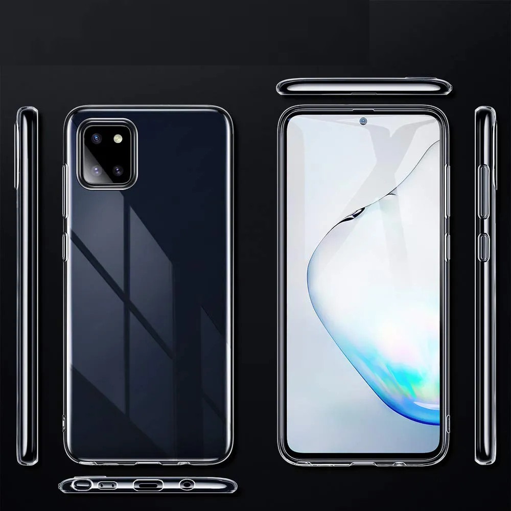ỐP LƯNG DẺO TRONG SUỐT SAMSUNG NOTE 10 LITE