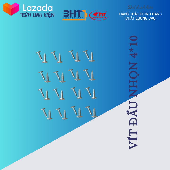 VÍT BẮT NHỰA + GỖ 4*10 (ĐÓNG GÓI 100G)