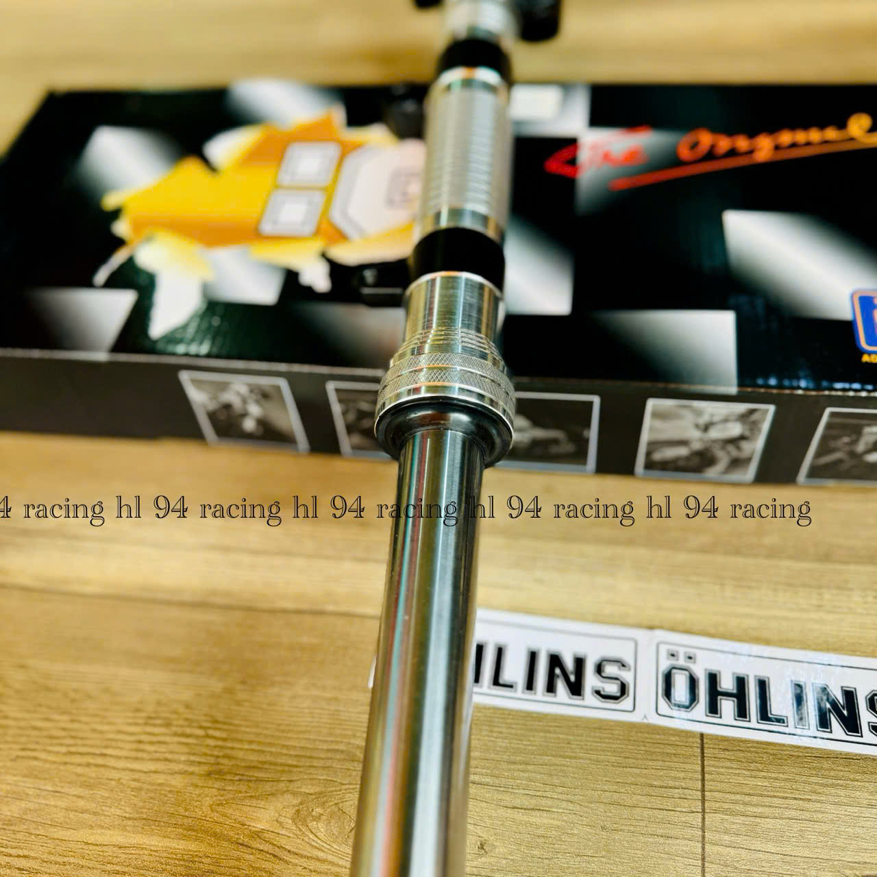 Phuộc phay Ohlins Vario Click 2018-2023 lắp đặt như zin