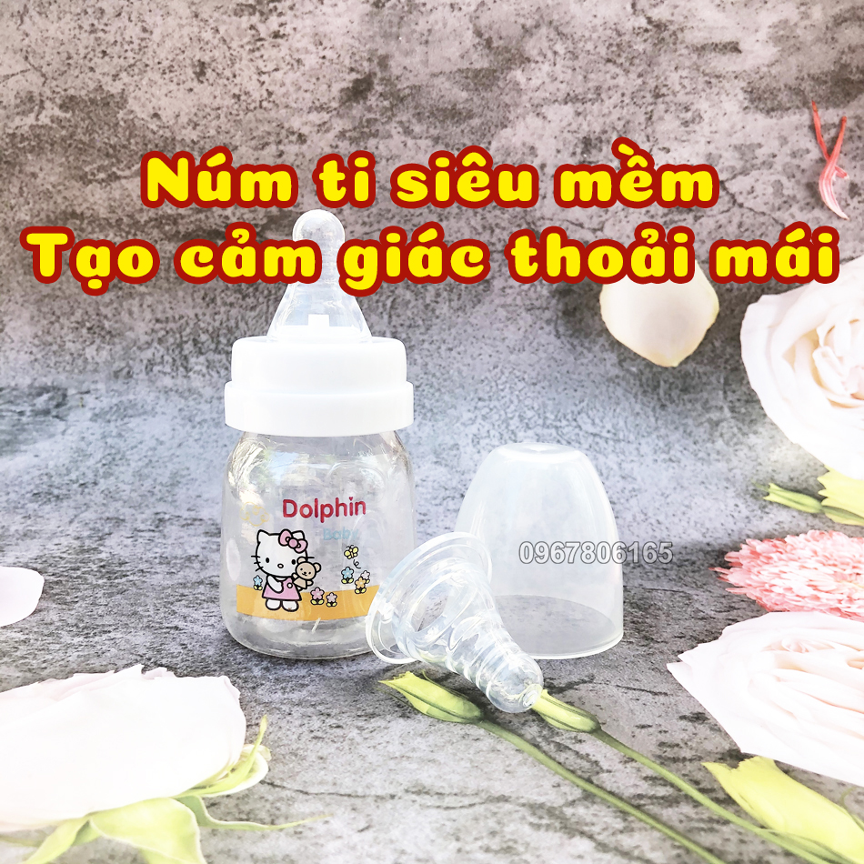 Bình Sữa Streamline DOLPHIN 80ml Có Van Chống Sặc – DP-018C