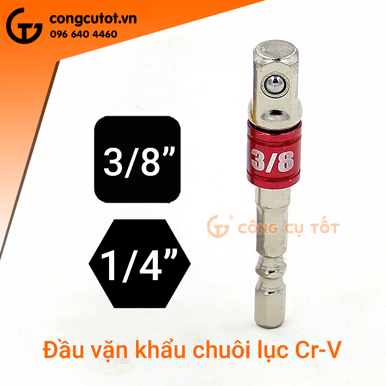 Đầu chuyển vặn khẩu cho máy khoan chuôi lục