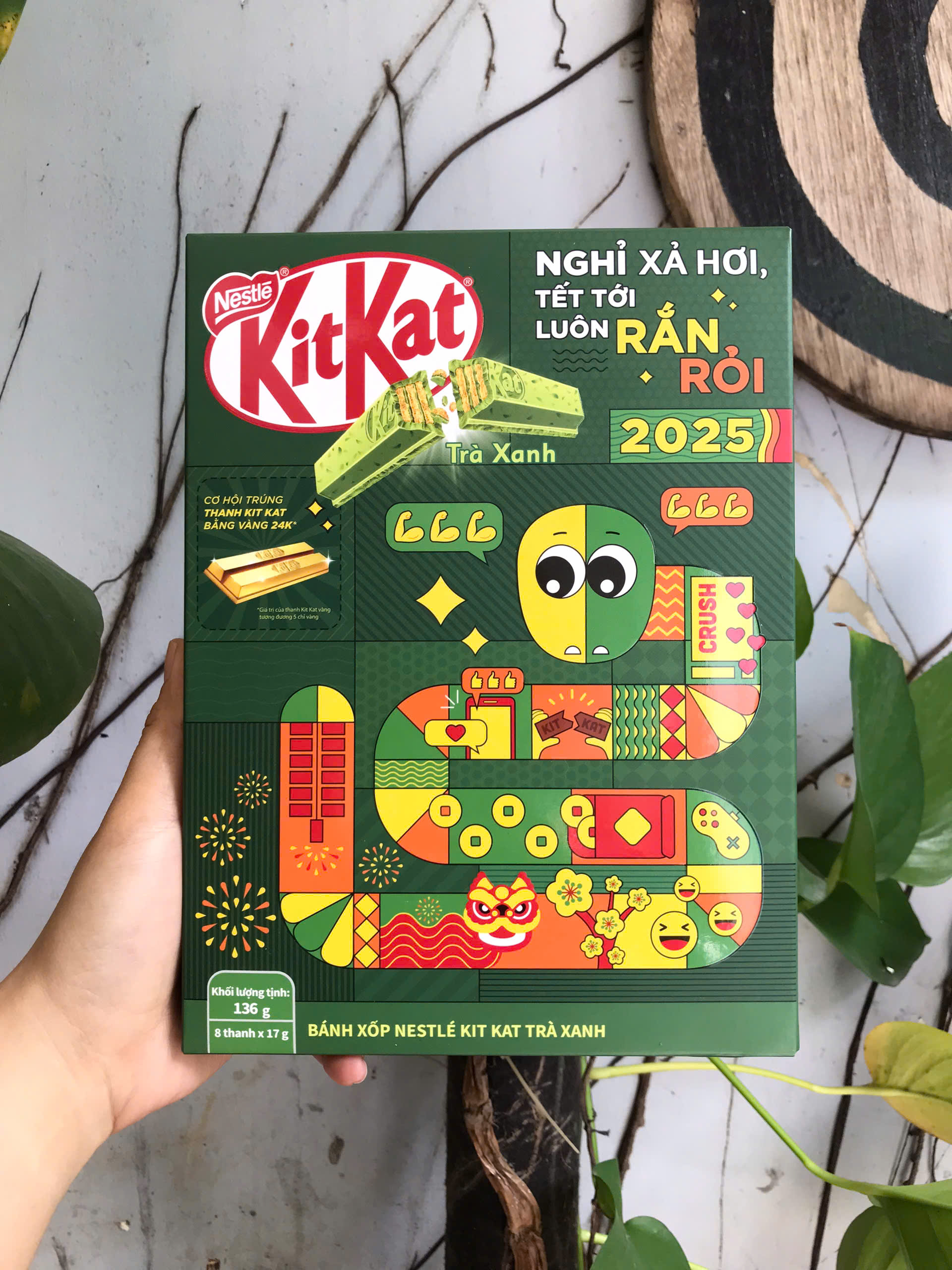 Sôcôla Nestlé KitKat Thái Lan Hộp Tết