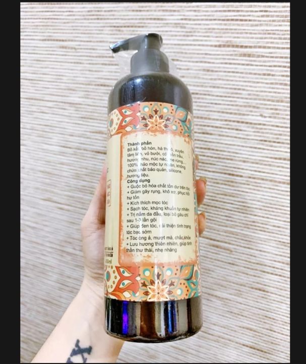 Dầu Gội Bồ Kết Thảo Dược 800ml