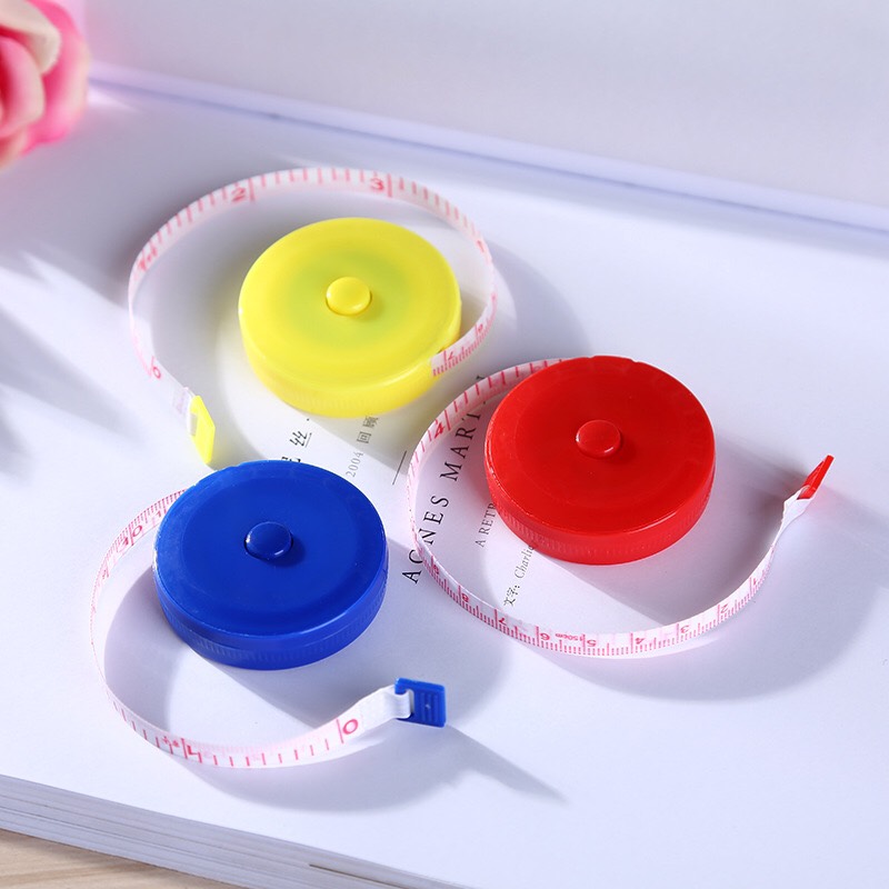 Thước cuộn rút 1.5m/ thước dây cuộn 1.5m/ thước dây rút bỏ túi nhỏ gọn tiện lợi 1.5m/ thước cuộn 1.5m đủ màu