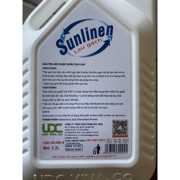 Chất Tẩy Xi Măng, Sơn, Vết Ố Sunlinen