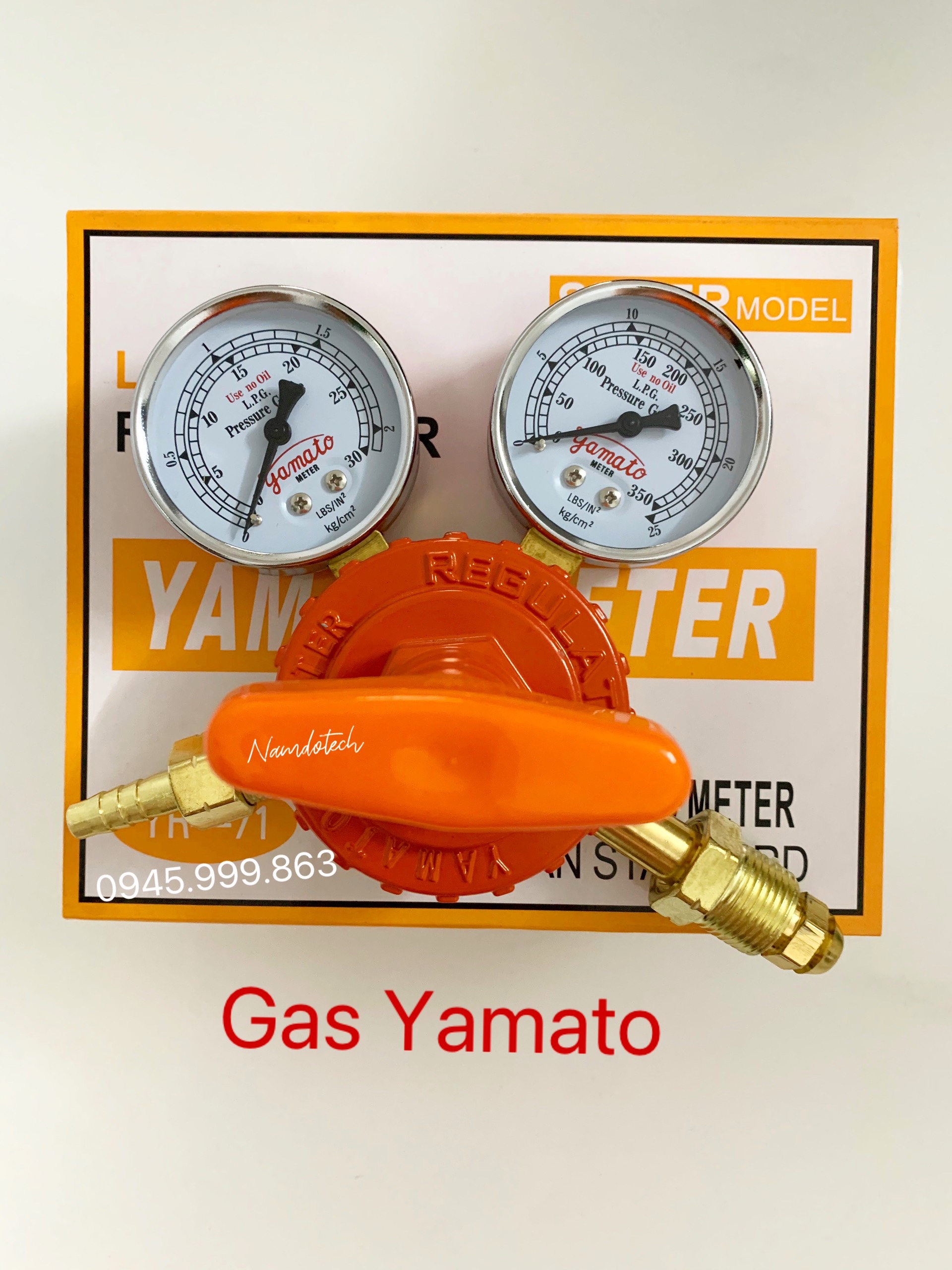 Đồng hồ gió đá oxy - gas yamato