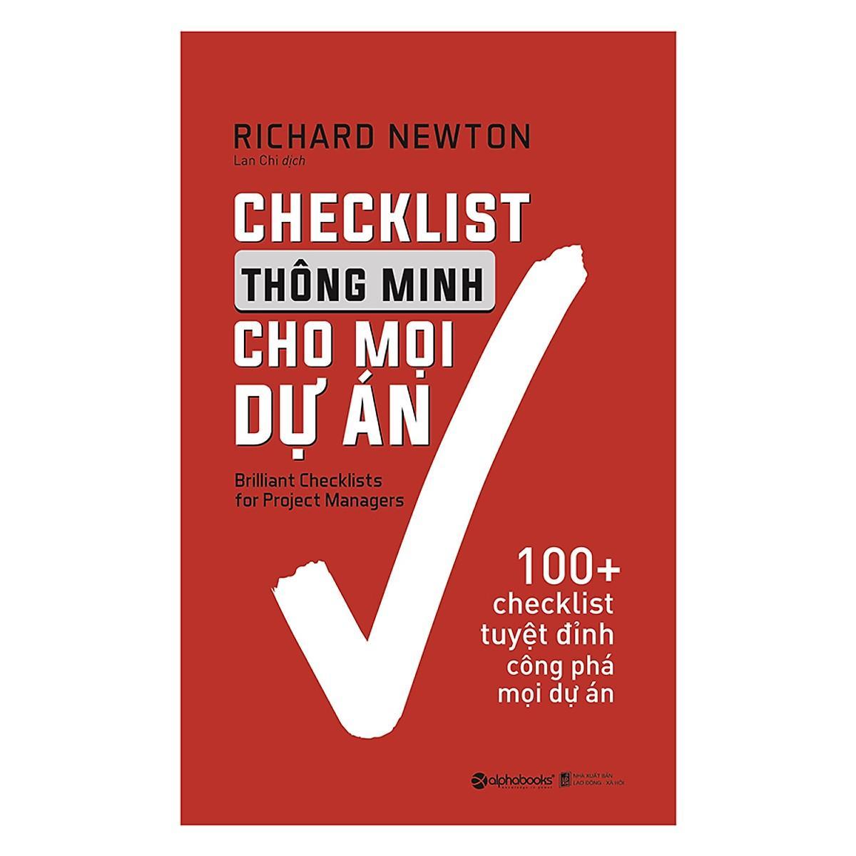 Sách - Checklist thông minh cho mọi dự án