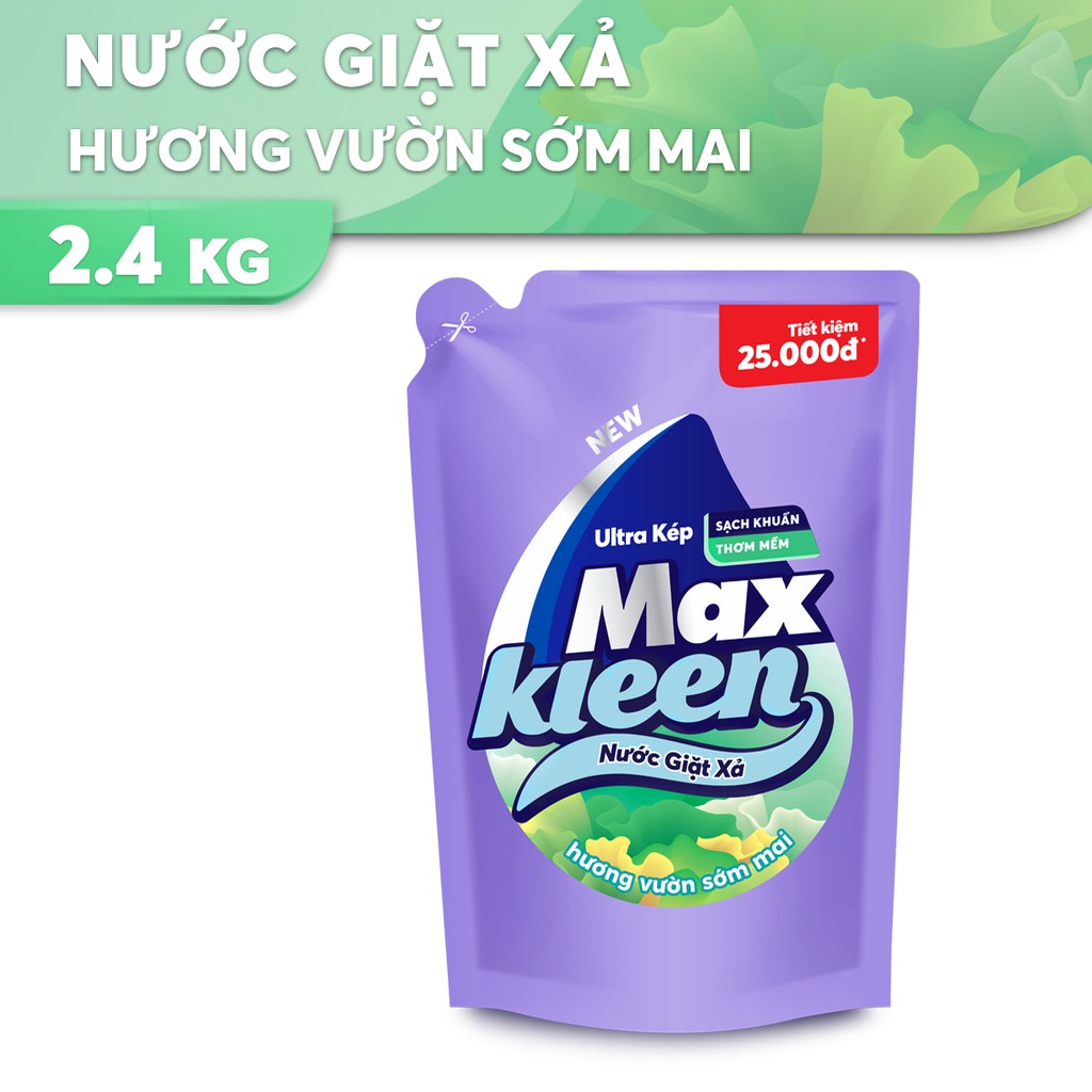 Nước giặt xả MaxKleen 2,2Kg/2,4Kg