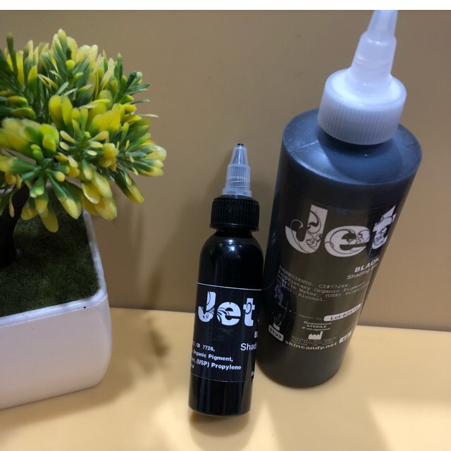 Mực xăm đen Jet Black 30ml