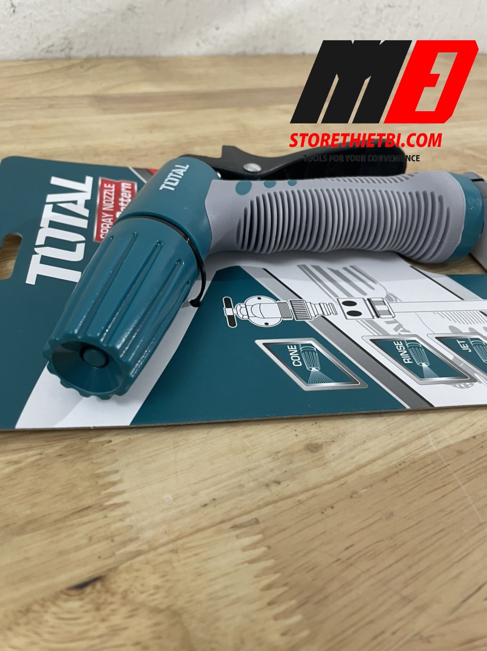 [HCM]3/4" Đầu Phun Nước Máy Xịt Rửa Total Thws010301