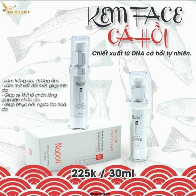 Kem face cá hồi chống lão hóa, dưỡng da