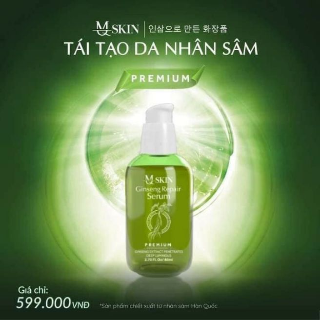 [HCM]tái tạo da nhân sâm mq skin(không sưng đỏ)