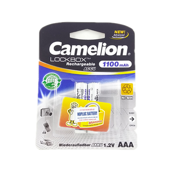 Pin Sạc Camelion AAA 1.2V 1100 mAh (vỉ 2 viên)