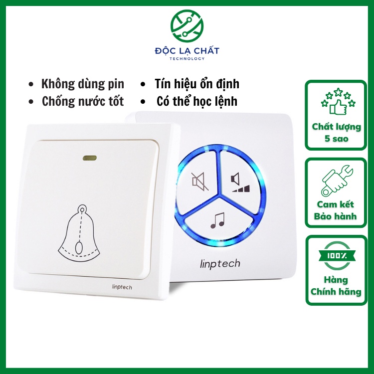 Chuông cửa không dây loại chuông cửa bán chạy nhất hiện nay Linptech G1