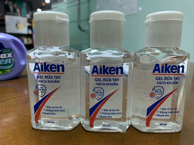 [HCM](Hot) Nước rửa tay khô Aiken 60ml