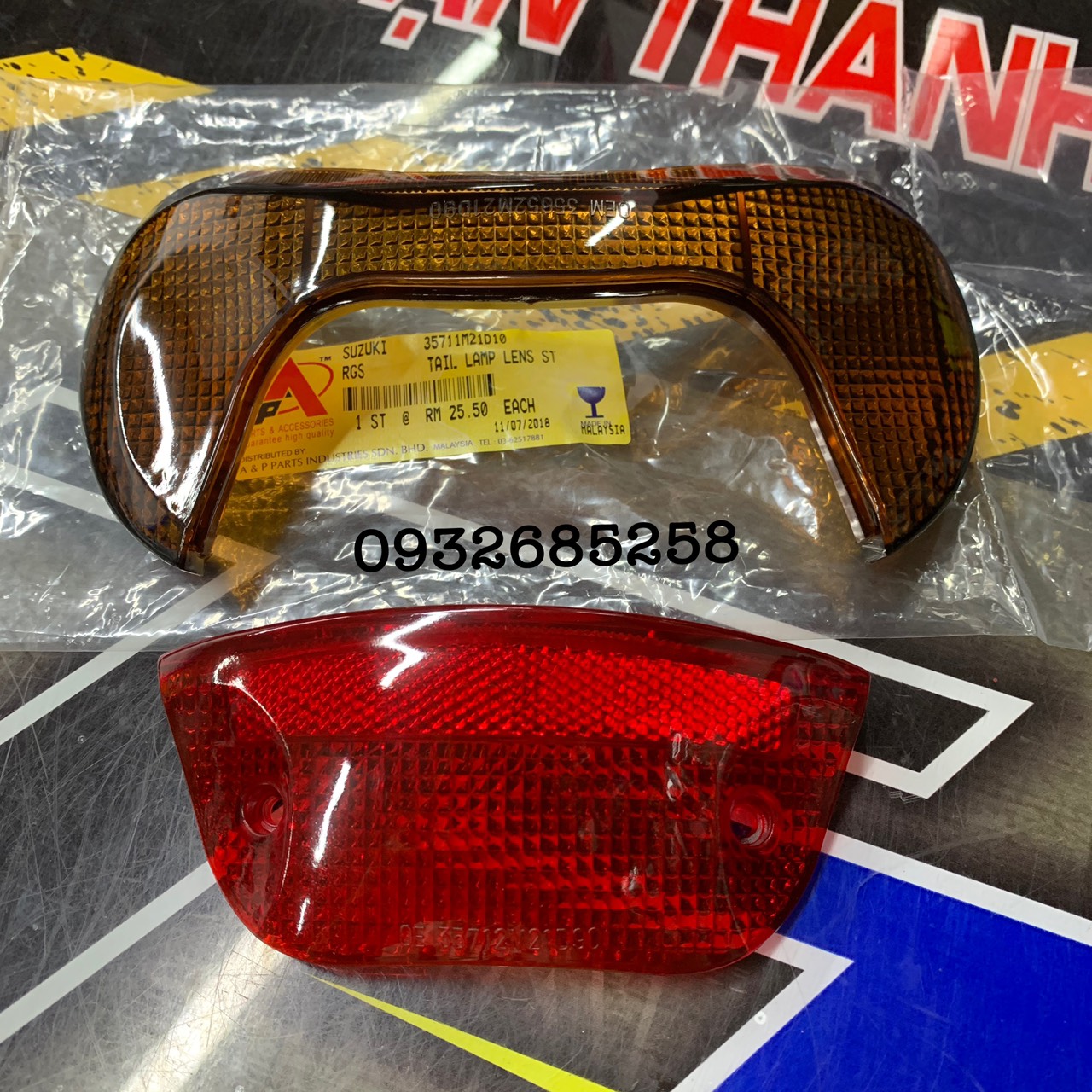BỘ CHỤP LÁI XINHAN SAU SATRIA 2000 - OEM