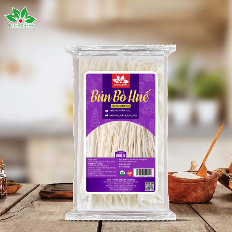 Bún Bò Huế Sen Hồng 500g