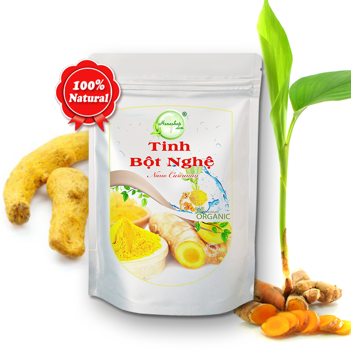 Tinh Bột Nghệ Henashop 100gr - Giảm thâm nám sạm da