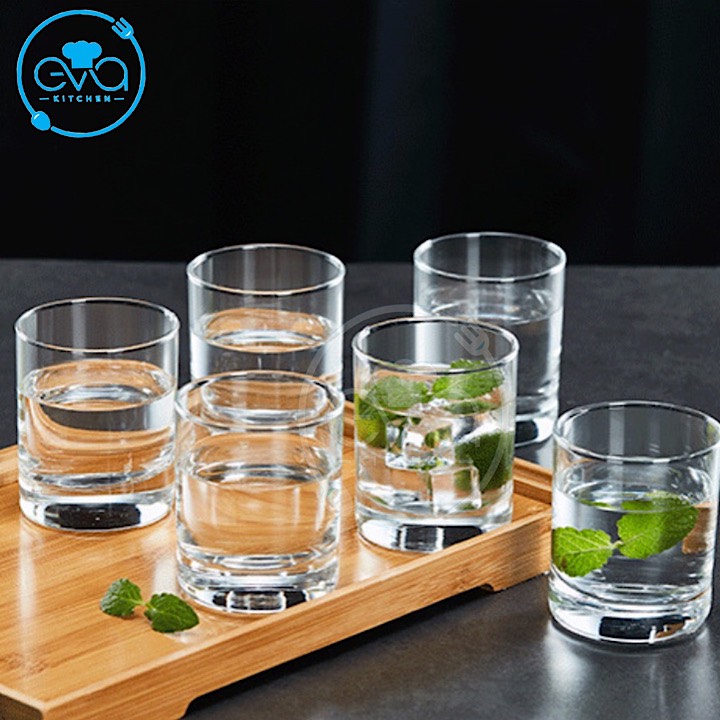 [HCM]Bộ 12 Ly Thuỷ Tinh Dáng Thẳng Suông Trơn 210 Ml Deli ES1001 M2960