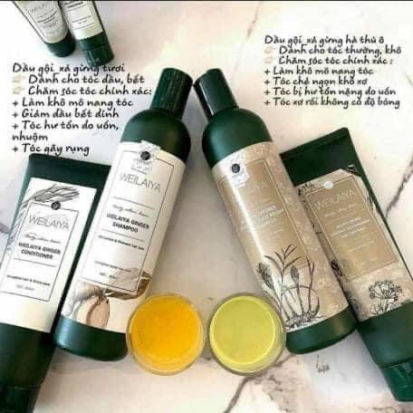 Cặp gội gừng trắng giảm rụng tóc Weilaiya
