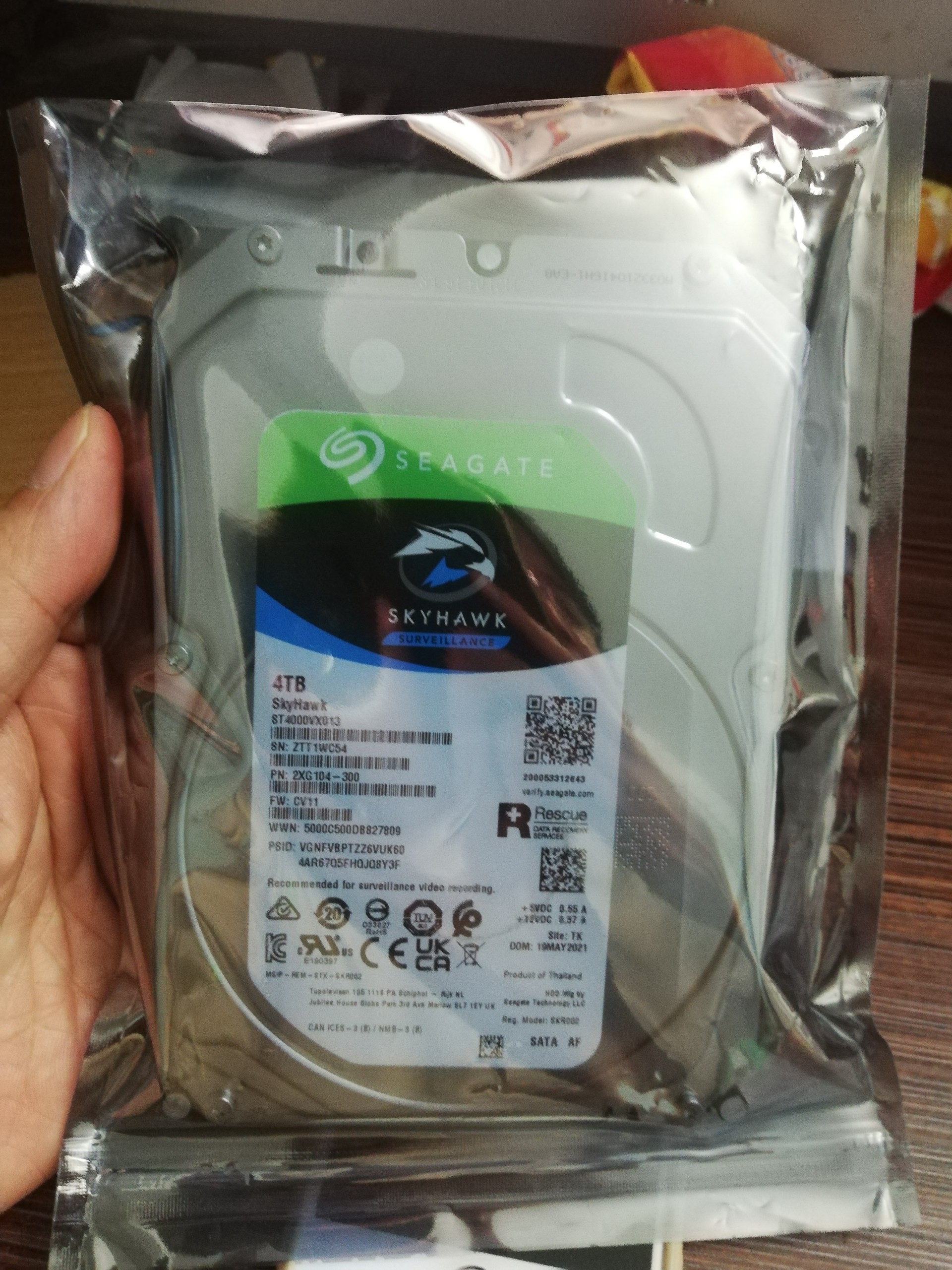 Ổ cưng 4TB Seagate Skyhawk