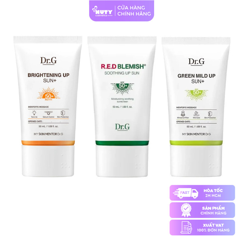 Kem Chống Nắng Dr.G Sun+ SPF50+ PA++++ (50ml)