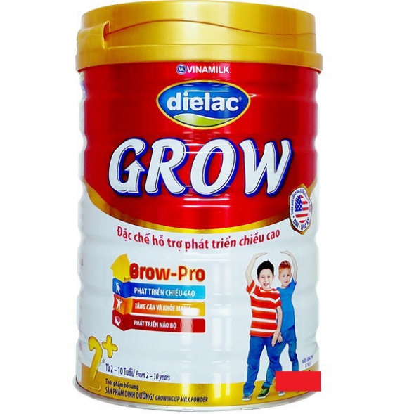 Sữa Dielac Grow số(1+ 2+) lon 900g