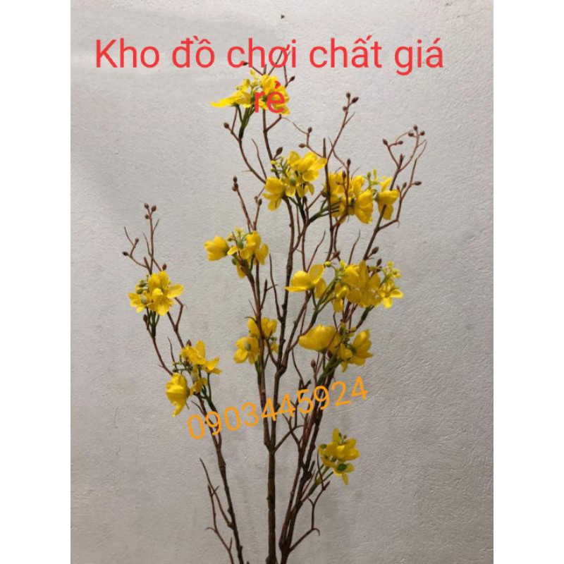 Cành Mai Nhật cao cấp cao 90cm-Hoa giả