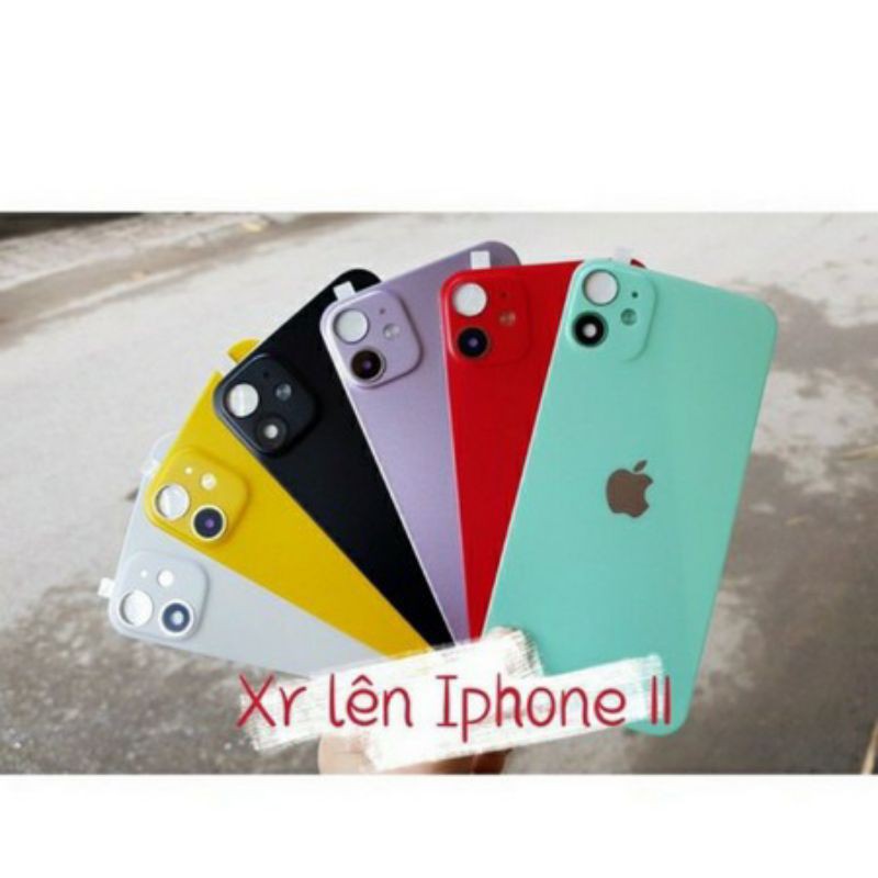 Miếng dán lưng độ giả iphone xr lên iphone 11 nhiều màu