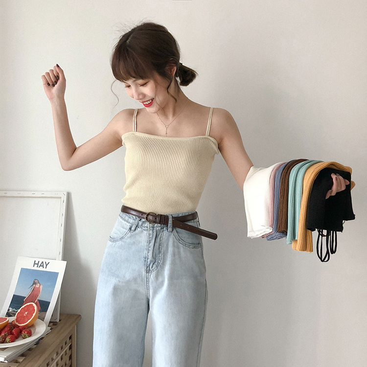 Áo Hai Dây Sợi Bún Đôi Thời Trang