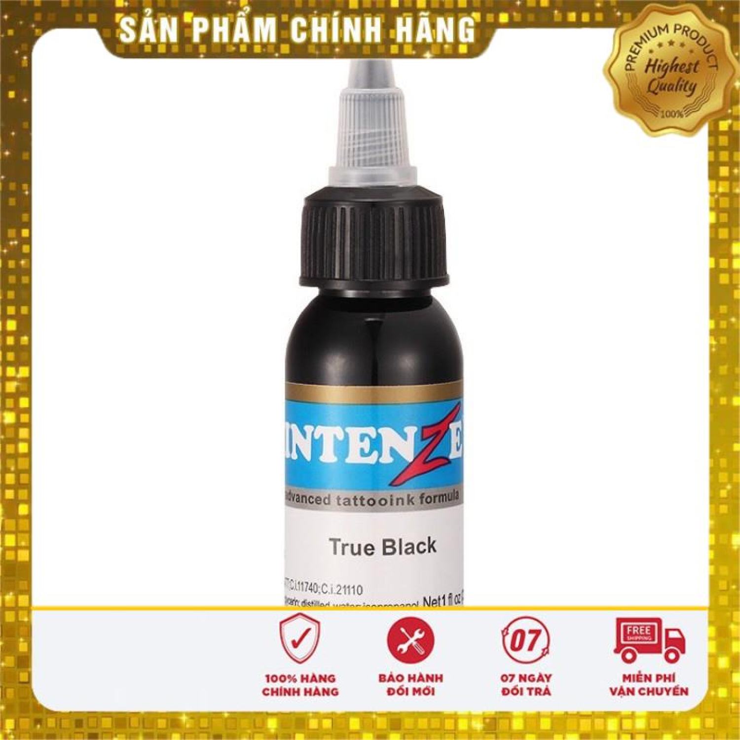 [Tặng quà + Freeship] 💝 Mực xăm hình màu đen giá rẻ