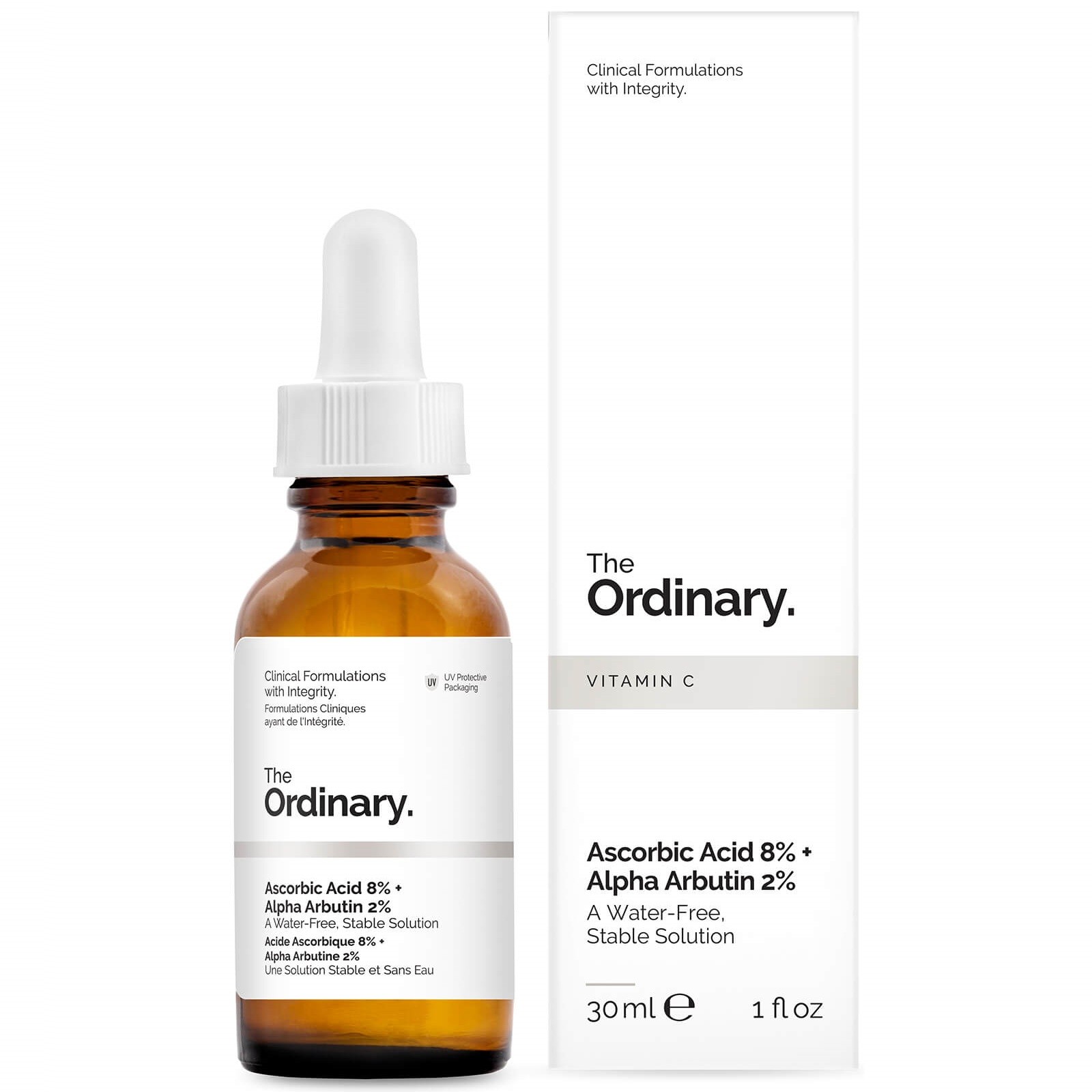 Serum Dưỡng Trắng Da Tẩy Nám Tàn Nhang The Ordinary Ascorbic Acid 8% + Alpha Arbutin 2%