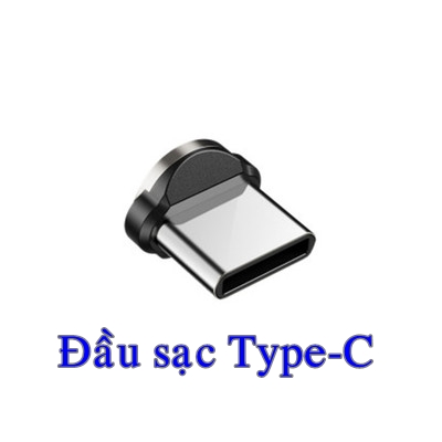 Đầu sạc nam châm Android, Type-C, iPhone IOS sử dụng cho cáp sạc nam châm ( chỉ là 1 đầu sạc, không bao gồm cáp sạc)