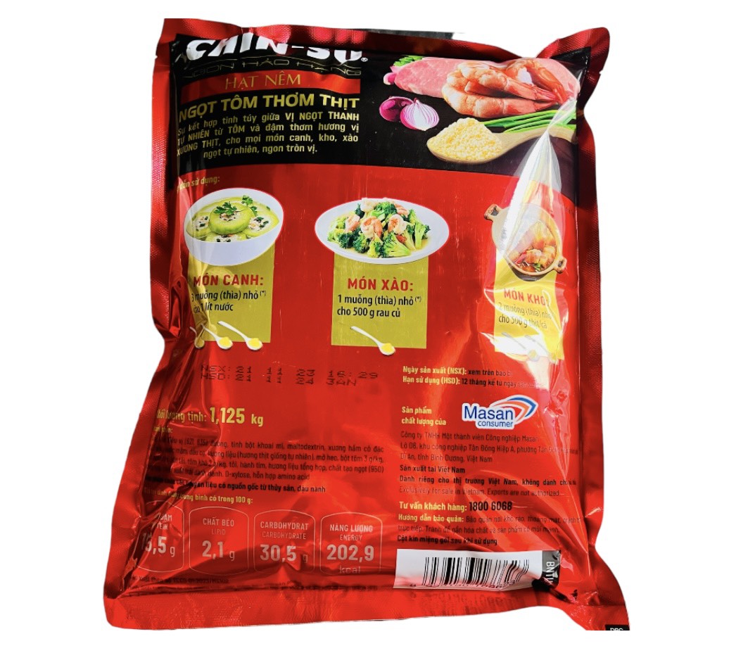 Hạt nêm Chinsu gói (900g-1.125kg)