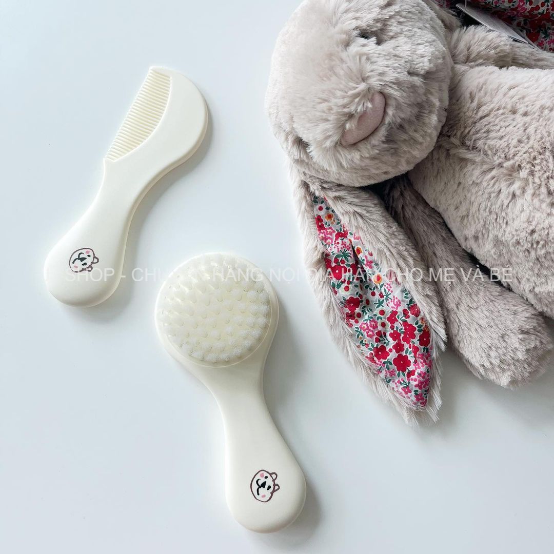 Set Lược Chải Tóc Cho Bé Từ Sơ Sinh Cao Cấp BLISSBEBE (2 Món)