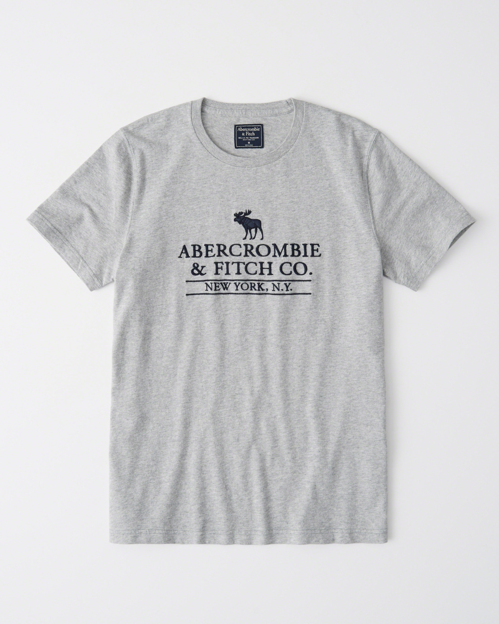 Áo thun Abercrombie & Fitch Gray