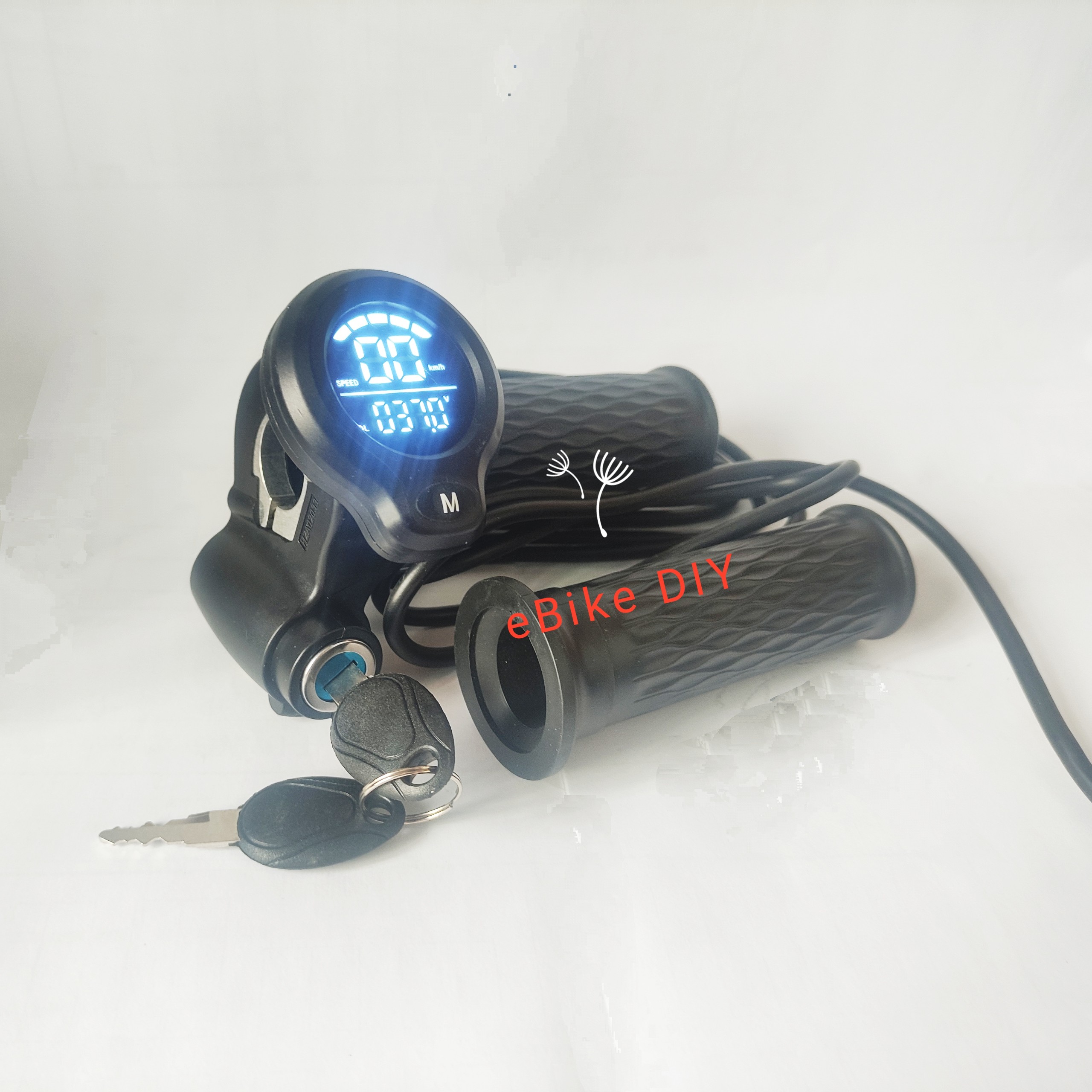 Tay ga xe điện báo volt, tốc độ, odo, trip