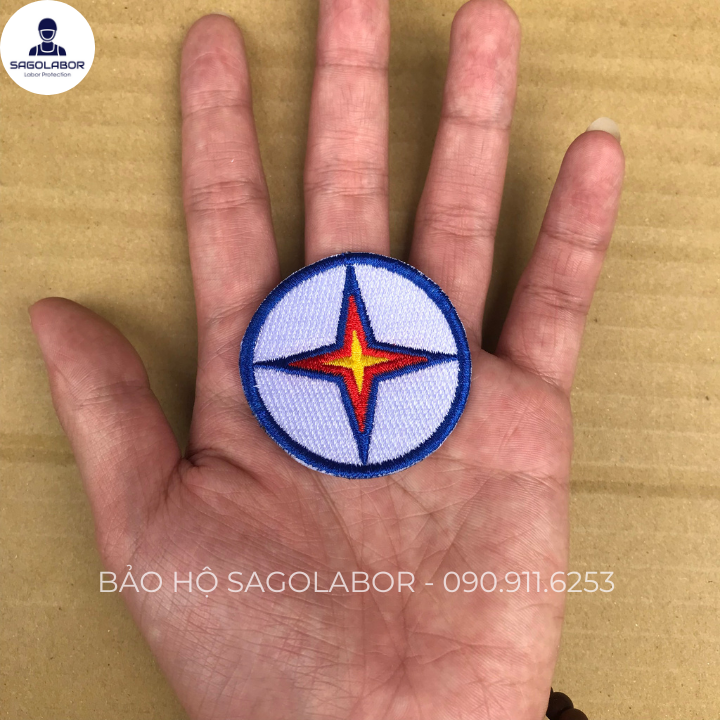 Logo thêu áo điện lực EVN SPC NPC CPC HCMC