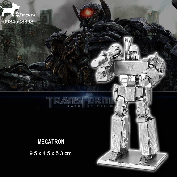 Đồ chơi lắp ghép mô hình 3D bằng thép robot