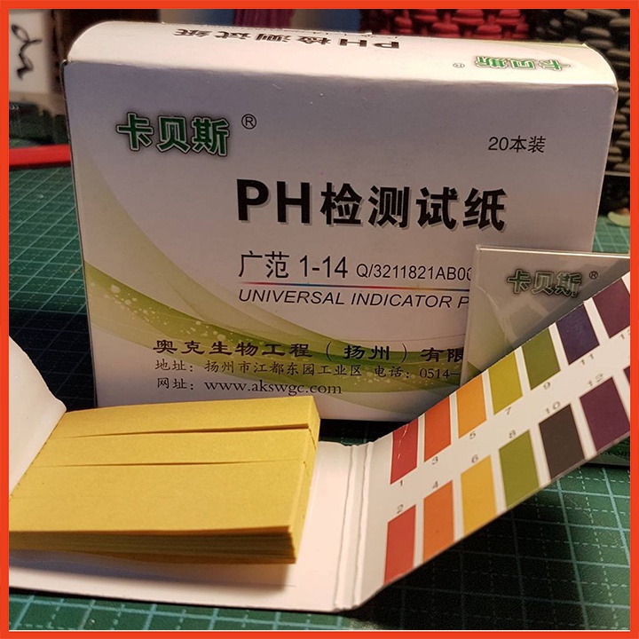 80 miếng thử giấy quỳ tím đo ph - Giấy quỳ tím thử ph 1-14