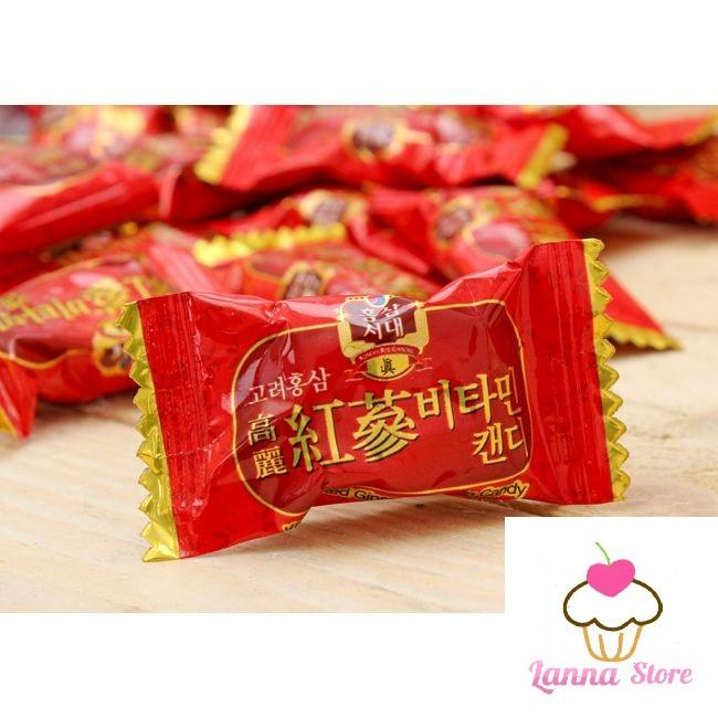 [HCM]Kẹo Hồng Sâm Vitamin Hàn Quốc Gói 200 Gram