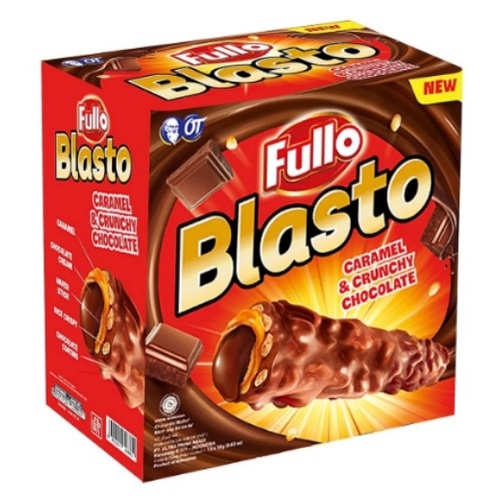 Bánh Xốp Sôcôla Fullo Blasto Hộp 15 cái