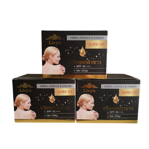 Kem dưỡng trắng da body Livy's hộp đen 250g