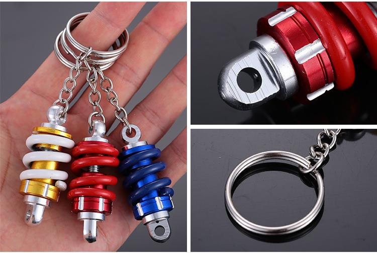 Móc khóa phuộc màu vàng