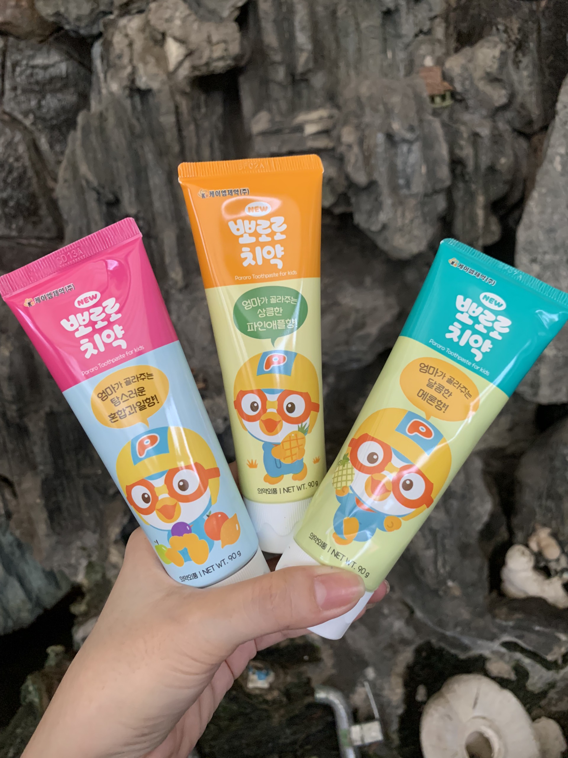 Kem đánh răng Pororo 90g Hàn Quốc cho bé từ 3 tuổi