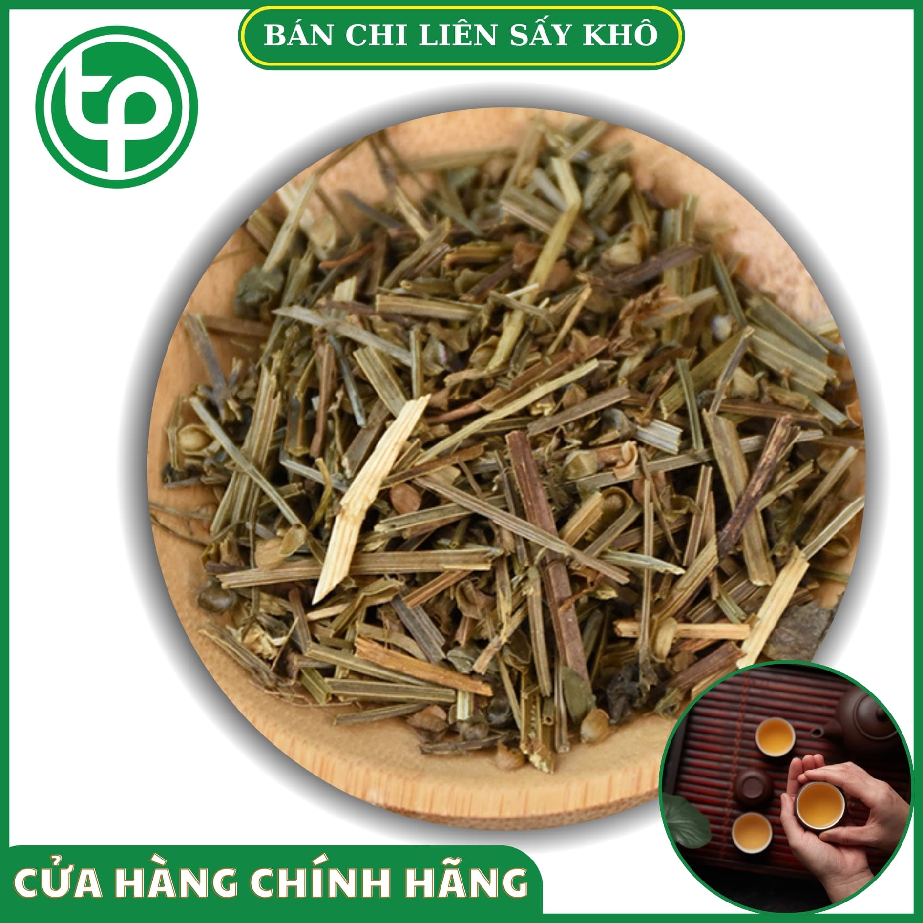 Cây bán chi liên khô 1kg - Trà ngon thơm sạch chất lượng cao - Thảo Dược Tấn Phát